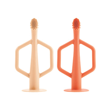 Pack 2 Cepillos Dientes Entrenamiento <br>Arena y coral <br>TINY TWINKLE