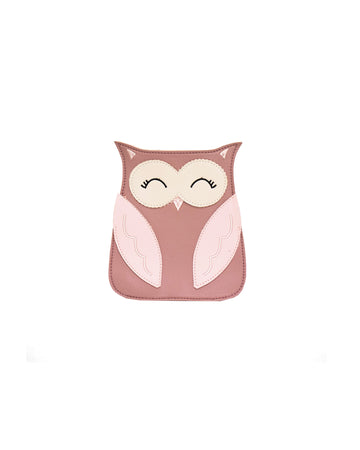 Bolso Bandolera Infantil <br>Jen La Pequeña Búho Rosa <br>YUKO B.